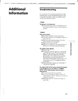 Preview for 65 page of Sony DVP-C650D - Cd/dvd Player Operating Instructions Manual