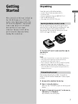 Preview for 7 page of Sony DVP-C670D - Cd/dvd Player Operating Instructions Manual