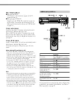 Preview for 17 page of Sony DVP-C670D - Cd/dvd Player Operating Instructions Manual