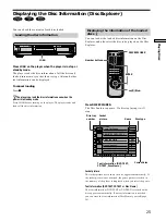 Preview for 25 page of Sony DVP-C670D - Cd/dvd Player Operating Instructions Manual