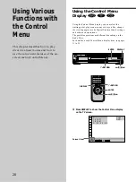 Preview for 28 page of Sony DVP-C670D - Cd/dvd Player Operating Instructions Manual