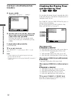 Preview for 32 page of Sony DVP-C670D - Cd/dvd Player Operating Instructions Manual