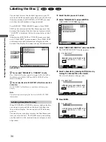 Preview for 34 page of Sony DVP-C670D - Cd/dvd Player Operating Instructions Manual