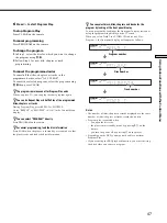 Preview for 47 page of Sony DVP-C670D - Cd/dvd Player Operating Instructions Manual