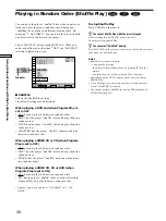 Preview for 48 page of Sony DVP-C670D - Cd/dvd Player Operating Instructions Manual