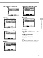 Preview for 57 page of Sony DVP-C670D - Cd/dvd Player Operating Instructions Manual