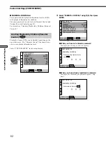 Preview for 62 page of Sony DVP-C670D - Cd/dvd Player Operating Instructions Manual