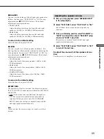 Preview for 69 page of Sony DVP-C670D - Cd/dvd Player Operating Instructions Manual