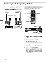 Preview for 72 page of Sony DVP-C670D - Cd/dvd Player Operating Instructions Manual