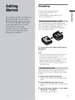 Preview for 7 page of Sony DVP-CX860 Operating Instructions Manual