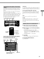 Предварительный просмотр 29 страницы Sony DVP-CX870D - Cd/dvd Player Operating Instructions Manual