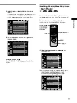 Предварительный просмотр 35 страницы Sony DVP-CX870D - Cd/dvd Player Operating Instructions Manual