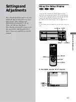 Предварительный просмотр 63 страницы Sony DVP-CX870D - Cd/dvd Player Operating Instructions Manual