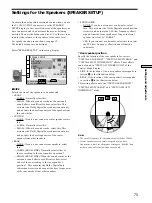 Предварительный просмотр 75 страницы Sony DVP-CX870D - Cd/dvd Player Operating Instructions Manual