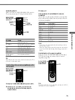 Предварительный просмотр 79 страницы Sony DVP-CX870D - Cd/dvd Player Operating Instructions Manual