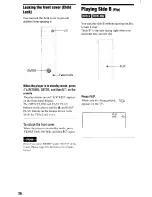 Preview for 34 page of Sony DVP-CX875P Operating Instructions Manual