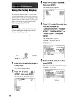 Preview for 86 page of Sony DVP-CX875P Operating Instructions Manual