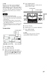 Предварительный просмотр 31 страницы Sony DVP-CX995V Operating Instructions  (DVP-CX995V CD/DVD Player) Operating Instructions Manual