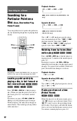 Предварительный просмотр 52 страницы Sony DVP-CX995V Operating Instructions  (DVP-CX995V CD/DVD Player) Operating Instructions Manual