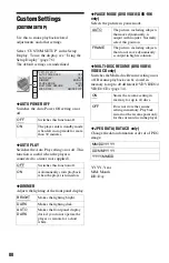 Предварительный просмотр 80 страницы Sony DVP-CX995V Operating Instructions  (DVP-CX995V CD/DVD Player) Operating Instructions Manual