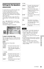 Предварительный просмотр 83 страницы Sony DVP-CX995V Operating Instructions  (DVP-CX995V CD/DVD Player) Operating Instructions Manual