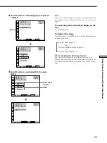 Предварительный просмотр 27 страницы Sony DVP-F11 Operating Instructions Manual