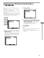 Предварительный просмотр 29 страницы Sony DVP-F11 Operating Instructions Manual