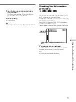 Предварительный просмотр 31 страницы Sony DVP-F11 Operating Instructions Manual