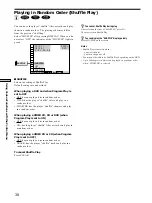 Предварительный просмотр 38 страницы Sony DVP-F11 Operating Instructions Manual