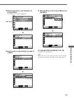 Предварительный просмотр 43 страницы Sony DVP-F11 Operating Instructions Manual