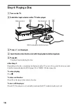 Предварительный просмотр 18 страницы Sony DVP-F21 - Cd/dvd Player Operating Instructions Manual