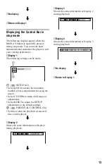 Preview for 13 page of Sony DVP-F25 Operating Instructions Manual