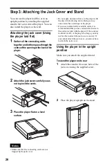 Preview for 26 page of Sony DVP-F25 Operating Instructions Manual