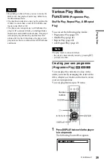 Preview for 39 page of Sony DVP-F25 Operating Instructions Manual