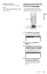 Preview for 43 page of Sony DVP-F25 Operating Instructions Manual