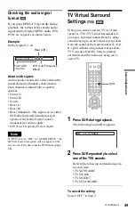 Preview for 49 page of Sony DVP-F25 Operating Instructions Manual