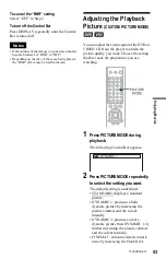 Предварительный просмотр 53 страницы Sony DVP-F25 Operating Instructions Manual