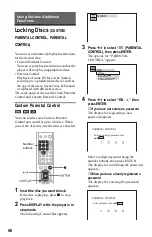 Предварительный просмотр 56 страницы Sony DVP-F25 Operating Instructions Manual