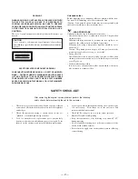 Preview for 2 page of Sony DVP-F25 Service Manual