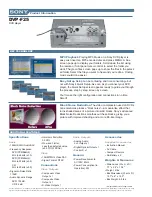 Preview for 2 page of Sony DVP-F25 Specifications