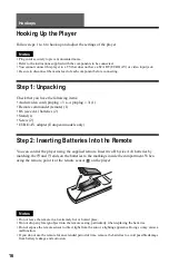 Предварительный просмотр 16 страницы Sony DVP-F35P Operating Instructions Manual