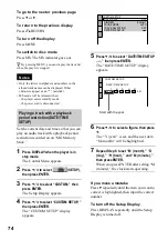 Предварительный просмотр 74 страницы Sony DVP-F41M Operating Instructions Manual