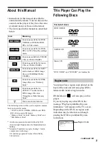 Предварительный просмотр 7 страницы Sony DVP-F41MS Operating Instructions Manual