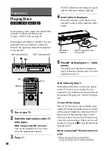 Предварительный просмотр 38 страницы Sony DVP-F41MS Operating Instructions Manual