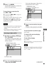 Предварительный просмотр 69 страницы Sony DVP-F41MS Operating Instructions Manual