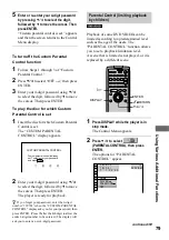 Предварительный просмотр 79 страницы Sony DVP-F41MS Operating Instructions Manual