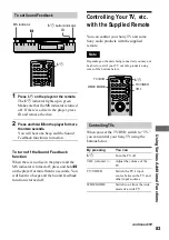 Предварительный просмотр 83 страницы Sony DVP-F41MS Operating Instructions Manual