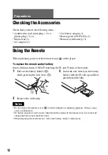 Preview for 12 page of Sony DVP-FX720 Operating Instructions Manual