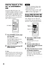 Preview for 26 page of Sony DVP-FX720 Operating Instructions Manual