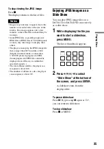 Preview for 35 page of Sony DVP-FX720 Operating Instructions Manual